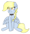 Size: 1387x1582 | Tagged: safe, artist:eyeburn, oc, oc only, oc:windswept skies, pegasus, pony, braid, charm, collar, female, looking at you, mare, not cute, rule 63, simple background, sitting, solo, spread wings, transparent background, wings