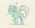 Size: 1500x1200 | Tagged: safe, artist:imalou, lyra heartstrings, pony, unicorn, /mlp/, 4chan, dancing, drawthread, earbuds, eyes closed, female, headphones, horn, mare, music, music notes, requested art, simple background, smiling, solo