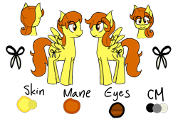 Size: 1940x1300 | Tagged: safe, artist:raypanda, imported from derpibooru, oc, oc only, oc:blair darby, pegasus, pony, bust, female, mare, pegasus oc, reference sheet, simple background, smiling, transparent background, wings