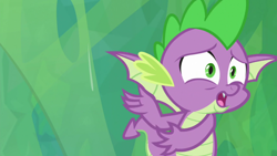 Size: 1920x1080 | Tagged: safe, imported from derpibooru, screencap, spike, dragon, the ending of the end, solo, winged spike, wings