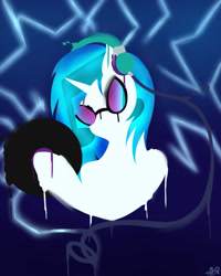 Size: 1296x1620 | Tagged: safe, artist:mixdaponies, imported from derpibooru, dj pon-3, vinyl scratch, unicorn, abstract