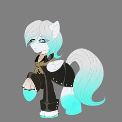 Size: 4134x4134 | Tagged: safe, artist:darkstorm mlp, imported from derpibooru, oc, oc only, oc:cold front, pegasus, pony, clothes, heterochromia, hidden cutie mark, pirate, simple background, solo