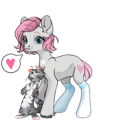 Size: 1024x1024 | Tagged: safe, artist:hippykat13, imported from derpibooru, snuzzle, cat, earth pony, pony, avatar maker fantasy pony, body marking, body markings, character creator, clothes, cute, dress up game, g1, game, heart, pictogram, short hair, short mane, short tail, simple background, socks, solo, transparent background