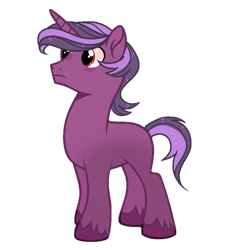 Size: 600x667 | Tagged: safe, artist:rose-moonlightowo, imported from derpibooru, oc, oc only, pony, unicorn, male, offspring, parent:king sombra, parent:princess cadance, parents:somdance, simple background, solo, stallion, transparent background