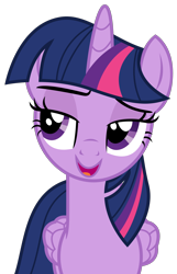 Size: 1500x2325 | Tagged: safe, artist:sketchmcreations, imported from derpibooru, twilight sparkle, alicorn, pony, what about discord?, female, mare, open mouth, raised eyebrow, sassy, simple background, solo, transparent background, twilight sparkle (alicorn), vector