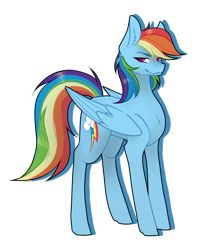 Size: 595x701 | Tagged: safe, artist:cyrinthia, imported from derpibooru, rainbow dash, pony, simple background, solo, transparent background