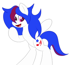 Size: 2420x2200 | Tagged: safe, artist:almaustral, imported from derpibooru, oc, oc only, oc:bright wind, earth pony, pony, :d, bipedal, earth pony oc, open mouth, simple background, smiling, solo, transparent background