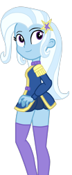 Size: 896x2160 | Tagged: safe, artist:gmaplay, imported from derpibooru, trixie, equestria girls, equestria girls series, ass, butt, clothes, cute, diatrixes, epaulettes, magician outfit, simple background, socks, solo, strategically covered, the great and powerful ass, thigh highs, transparent background, vector, zettai ryouiki