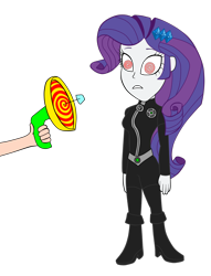 Size: 1462x1914 | Tagged: safe, artist:jerrydestrtoyer, imported from derpibooru, rarity, equestria girls, beautiful gorgeous, black sclera, clothes, female, hypno beam, hypno eyes, hypno-beam, hypnosis, hypnotized, jimmy neurtron boy genius, jimmy neutron, mind control, offscreen character, simple background, swirly eyes, the adventures of jimmy neutron: boy genius, transparent background