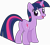 Size: 10650x9673 | Tagged: safe, artist:alandssparkle, artist:firesidearmy46231, imported from derpibooru, twilight sparkle, pony, unicorn, magic duel, absurd resolution, butt, female, looking at you, looking back, looking back at you, mare, open mouth, plot, simple background, solo, transparent background, twibutt, unicorn twilight, vector