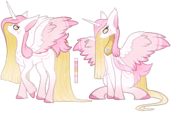 Size: 1200x800 | Tagged: safe, artist:velnyx, imported from derpibooru, oc, oc only, oc:gilded rose, alicorn, pony, colored wings, colored wingtips, female, mare, multicolored wings, simple background, solo, transparent background, wings