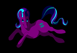 Size: 1296x886 | Tagged: safe, artist:msponies, imported from derpibooru, starlight glimmer, pony, unicorn, black background, equal cutie mark, female, g4, hoers, mare, ms paint, s5 starlight, simple background, solo, tail