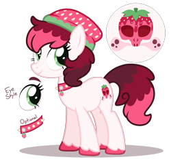 Size: 1759x1684 | Tagged: safe, artist:strawberry-spritz, imported from derpibooru, oc, oc only, oc:spookberry smiles, earth pony, pony, female, mare, simple background, solo, transparent background