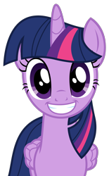 Size: 1500x2416 | Tagged: safe, artist:sketchmcreations, imported from derpibooru, twilight sparkle, alicorn, pony, what about discord?, female, grin, looking at you, mare, simple background, smiling, solo, transparent background, twilight sparkle (alicorn), vector