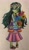 Size: 1024x1791 | Tagged: safe, artist:bozzerkazooers, imported from derpibooru, fluttershy, oc, oc:botanica, human, equestria girls, flower, green hair, hippie, not wallflower blush, plants, traditional art