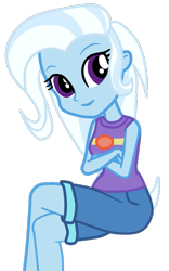 Size: 543x870 | Tagged: safe, artist:gmaplay, imported from derpibooru, screencap, trixie, equestria girls, legend of everfree, camp everfree outfits, simple background, solo, transparent background