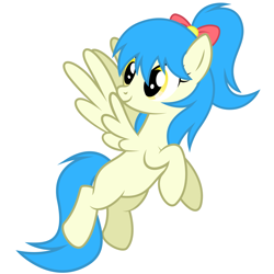 Size: 2667x2667 | Tagged: safe, artist:willow krick, imported from derpibooru, oc, oc only, oc:萱叶, pegasus, pegasus oc, simple background, solo, white background, wings