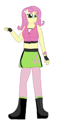 Size: 848x1867 | Tagged: safe, artist:mlp-headstrong, imported from derpibooru, fluttershy, equestria girls, martial arts kids, martial arts kids outfits, simple background, solo, transparent background, watch