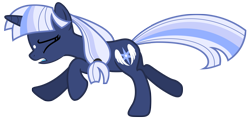 Size: 10187x4972 | Tagged: safe, artist:estories, imported from derpibooru, oc, oc only, oc:silverlay, original species, pony, unicorn, absurd resolution, female, mare, running, simple background, solo, transparent background, umbra pony, vector