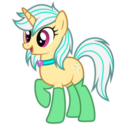 Size: 5334x5334 | Tagged: safe, artist:willow krick, imported from derpibooru, oc, oc only, oc:anna karenna, pony, unicorn, clothes, female, horn, mare, open mouth, raised hoof, simple background, smiling, socks, solo, standing, transparent background