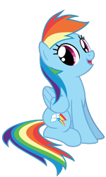Size: 2458x4097 | Tagged: safe, artist:dashyoshi, imported from derpibooru, rainbow dash, pegasus, pony, looking at you, simple background, sitting, solo, transparent background, vector