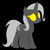 Size: 894x894 | Tagged: safe, artist:owlhouse35, imported from derpibooru, trixie, pony, unicorn, black background, female, horn, mare, simple background, yellow eyes