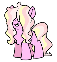 Size: 948x1030 | Tagged: safe, artist:smirk, imported from derpibooru, oc, oc only, oc:candy floss, earth pony, pony, female, filly, gap teeth, ms paint, solo