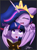 Size: 1371x1858 | Tagged: safe, artist:zyncrus, imported from derpibooru, twilight sparkle, alicorn, pony, unicorn, the last problem, book, book of harmony, crying, cuddling, cute, dialogue, duality, floppy ears, future twilight, happy birthday mlp:fim, mlp fim's tenth anniversary, older, older twilight, princess twilight 2.0, self ponidox, simple background, solo, tears of joy, text, time paradox, twiabetes, twilight sparkle (alicorn), unicorn twilight