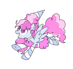 Size: 918x870 | Tagged: safe, artist:icey-wicey-1517, artist:icicle-wicicle-1517, artist:kb-gamerartist, color edit, edit, imported from derpibooru, cotton sky, pegasus, pony, blushing, choker, clothes, collaboration, colored, costume, cotton candy, ear piercing, earring, female, flying, halloween, halloween costume, holiday, jewelry, mare, nightmare night, nightmare night costume, open mouth, piercing, simple background, socks, solo, striped socks, transparent background