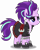 Size: 3377x4248 | Tagged: safe, artist:anime-equestria, imported from derpibooru, starlight glimmer, pony, unicorn, alternate clothes, alternate hairstyle, alternate style, belt, clothes, dress, ear piercing, edgelight glimmer, eyeliner, eyeshadow, female, frown, gameloft, gameloft interpretation, goth, jacket, makeup, mare, piercing, shoes, simple background, skirt, skull, solo, transparent background, vector