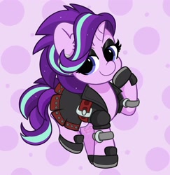 Size: 3400x3500 | Tagged: safe, artist:kittyrosie, imported from derpibooru, starlight glimmer, pony, unicorn, alternate hairstyle, clothes, cute, edgelight glimmer, gameloft, gameloft interpretation, glimmerbetes, shoes, skirt, solo