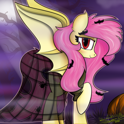 Size: 4000x4000 | Tagged: safe, artist:ser-p, imported from derpibooru, fluttershy, bat pony, pony, absurd resolution, bat ponified, clothes, dress, flutterbat, race swap, solo