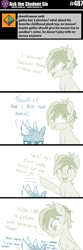 Size: 800x2404 | Tagged: safe, artist:sintakhra, imported from derpibooru, gallus, sandbar, griffon, pony, tumblr:studentsix, cute, gallabetes, gallus is not amused, glare, looking at you, looking down, sandabetes, smiling, unamused