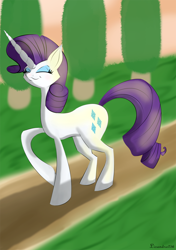 Size: 756x1075 | Tagged: safe, artist:lisandro256, imported from derpibooru, rarity, pony, unicorn, cutie mark, female, horn, solo
