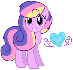 Size: 1064x1016 | Tagged: safe, artist:徐詩珮, imported from derpibooru, oc, oc only, oc:lilla heart, pegasus, pony, bubbleverse, offspring, parent:princess cadance, parent:shining armor, parents:shiningcadance, simple background, solo, transparent background