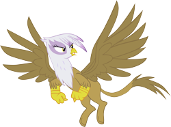 Size: 8283x6148 | Tagged: safe, artist:memnoch, imported from derpibooru, gilda, griffon, a horse shoe-in, daring doubt, simple background, solo, transparent background, vector