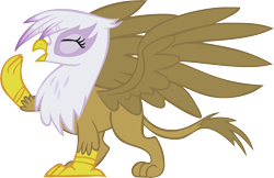 Size: 9418x6118 | Tagged: safe, artist:memnoch, imported from derpibooru, gilda, griffon, a horse shoe-in, daring doubt, female, simple background, solo, transparent background, vector