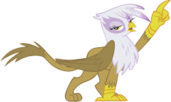 Size: 9867x5891 | Tagged: safe, artist:memnoch, imported from derpibooru, gilda, griffon, a horse shoe-in, daring doubt, female, simple background, solo, transparent background, vector
