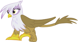 Size: 11201x6059 | Tagged: safe, artist:memnoch, imported from derpibooru, gilda, griffon, a horse shoe-in, daring doubt, female, simple background, solo, transparent background, vector