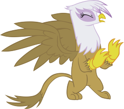 Size: 6964x6116 | Tagged: safe, artist:memnoch, imported from derpibooru, gilda, griffon, female, simple background, solo, transparent background, vector