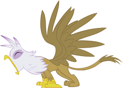Size: 8476x6059 | Tagged: safe, artist:memnoch, imported from derpibooru, gilda, griffon, female, simple background, solo, transparent background, vector