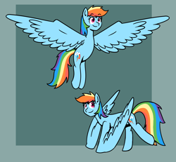 Size: 1300x1200 | Tagged: safe, artist:machacapigeon, imported from derpibooru, rainbow dash, dinosaur, pony, pterodactyl, /mlp/, drawthread, harpydash, pterodash, requested art, solo, spread wings, what has science done, wing arms, wings