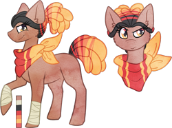 Size: 999x745 | Tagged: safe, artist:velnyx, imported from derpibooru, oc, oc only, oc:cinnamon cinders, earth pony, pony, female, mare, simple background, solo, transparent background