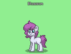 Size: 2048x1536 | Tagged: safe, imported from derpibooru, blossom, pony, pony town, g1, mlp fim's tenth anniversary