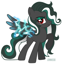 Size: 1169x1200 | Tagged: safe, artist:jennieoo, imported from derpibooru, oc, oc only, oc:messer, pegasus, pony, commission, cute, female, lightning, mare, sexy, show accurate, simple background, solo, transparent background, vector