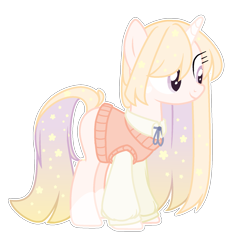 Size: 1681x1721 | Tagged: safe, artist:fluttersbases, artist:thieeur-nawng, imported from derpibooru, oc, oc only, pony, unicorn, base used, clothes, ethereal mane, horn, simple background, smiling, solo, starry mane, transparent background, unicorn oc