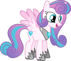 Size: 6634x5700 | Tagged: safe, artist:digimonlover101, artist:shootingstarsentry, imported from derpibooru, princess flurry heart, alicorn, pony, absurd resolution, armor, cutie mark, female, mare, older, older flurry heart, simple background, solo, transparent background