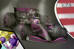 Size: 2768x1845 | Tagged: safe, artist:flash_draw, imported from derpibooru, oc, oc only, oc:pego, earth pony, pony, car, crying, f1, formula 1, happy, male, mercedes amg petronas, mercedes-benz, motorsport, race track, racecar, racing, simple background, solo, transparent background, trophy