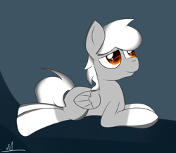 Size: 2300x2000 | Tagged: safe, artist:almaustral, imported from derpibooru, oc, oc only, pegasus, pony, coat markings, lying down, pegasus oc, prone, signature, socks (coat marking), socks (coat markings), solo, wings