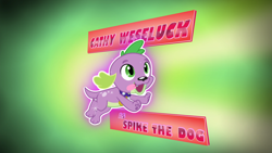 Size: 1920x1080 | Tagged: safe, imported from derpibooru, screencap, spike, spike the regular dog, dog, equestria girls, friendship games, cathy weseluck, credits, cute, male, opening credits, paw pads, paws, spikabetes, spike's dog collar